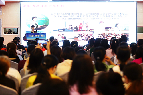 图为第二届专业委员会负责人做工作总结