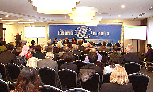 图为康复国际2019年代表大会现场