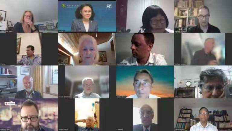 图为康复国际执行委员会视频会议