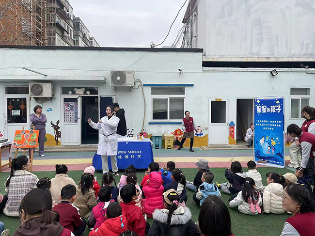 图为南开区活动现场