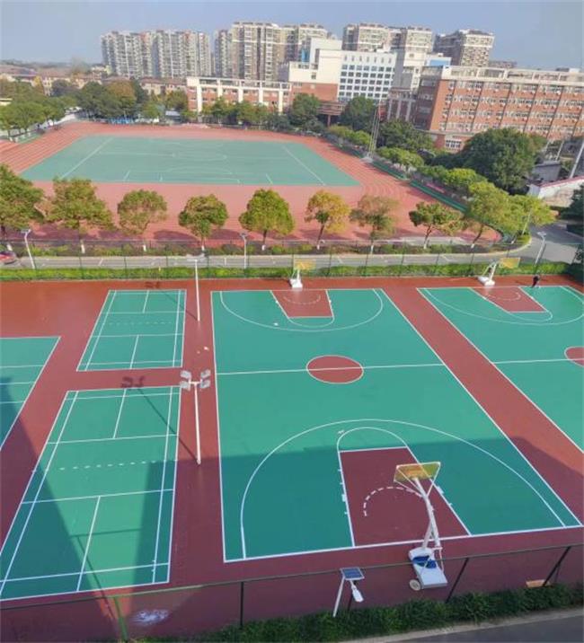 图为改造后的操场