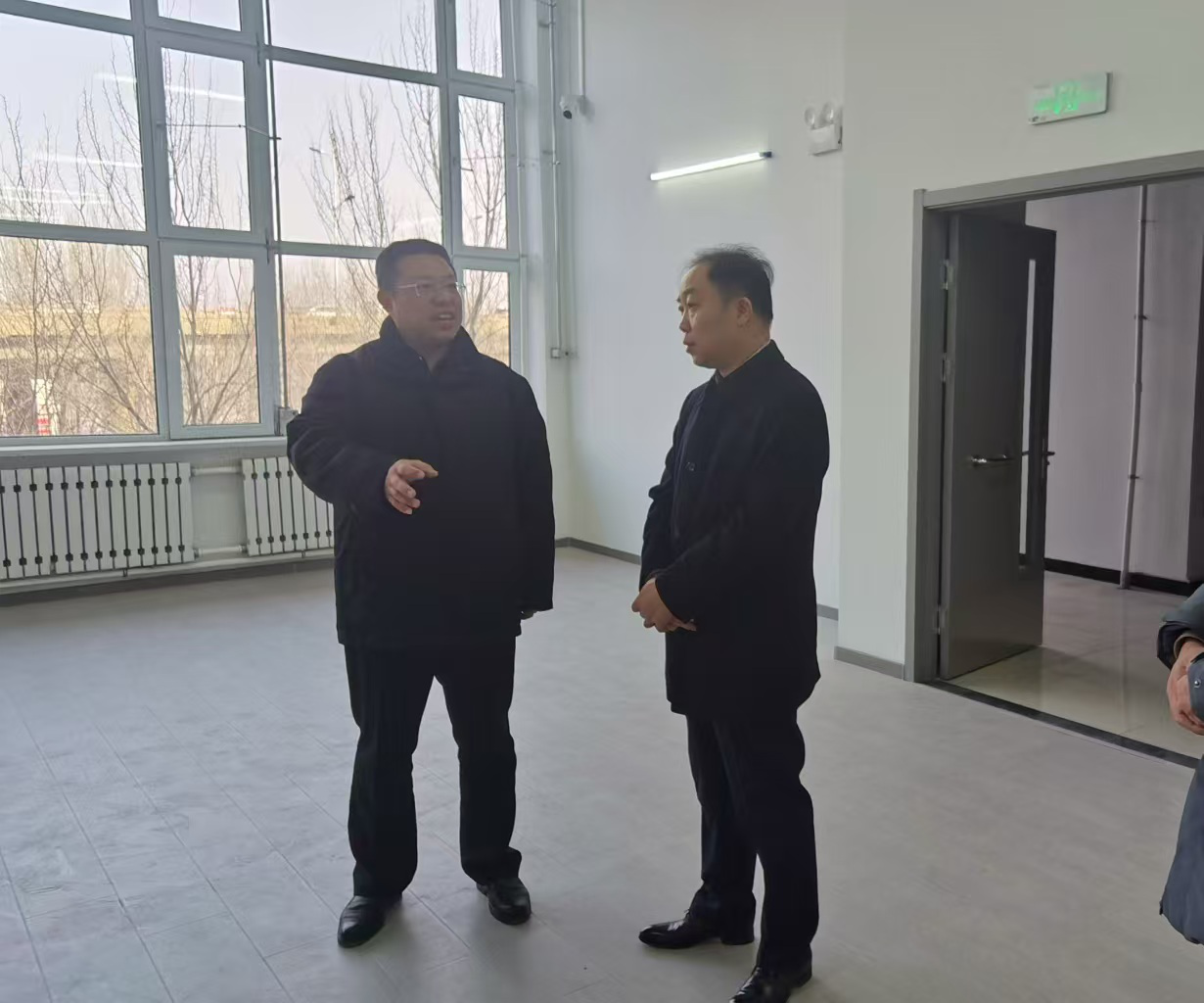 图为调研现场