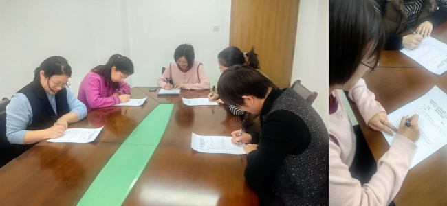 图为开展学法竞答活动