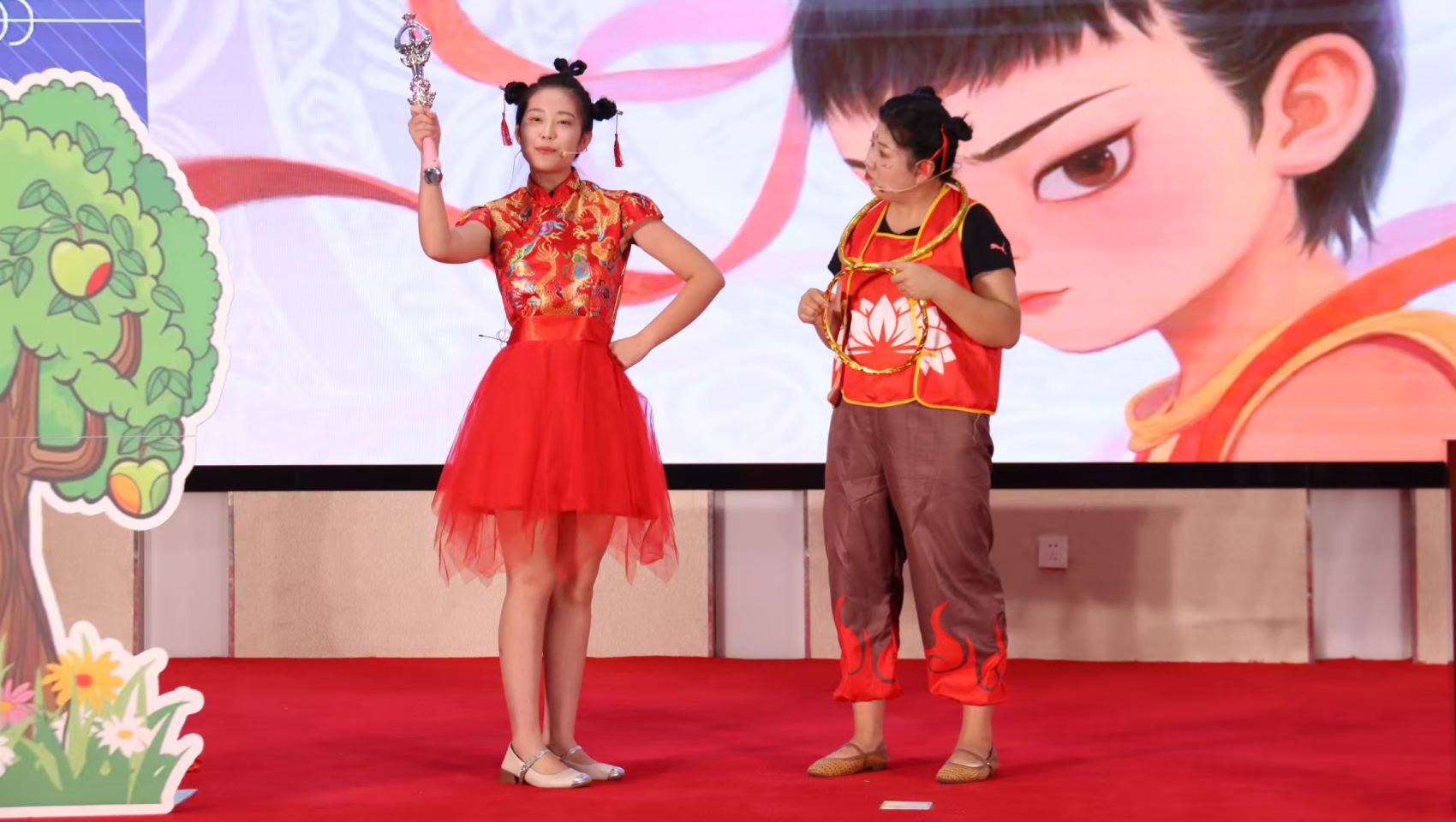 图为优秀作品展演现场