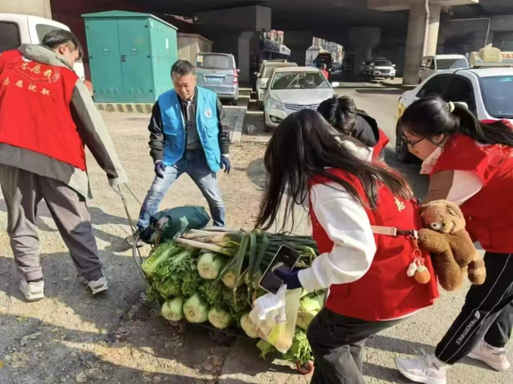 图为志愿服务现场