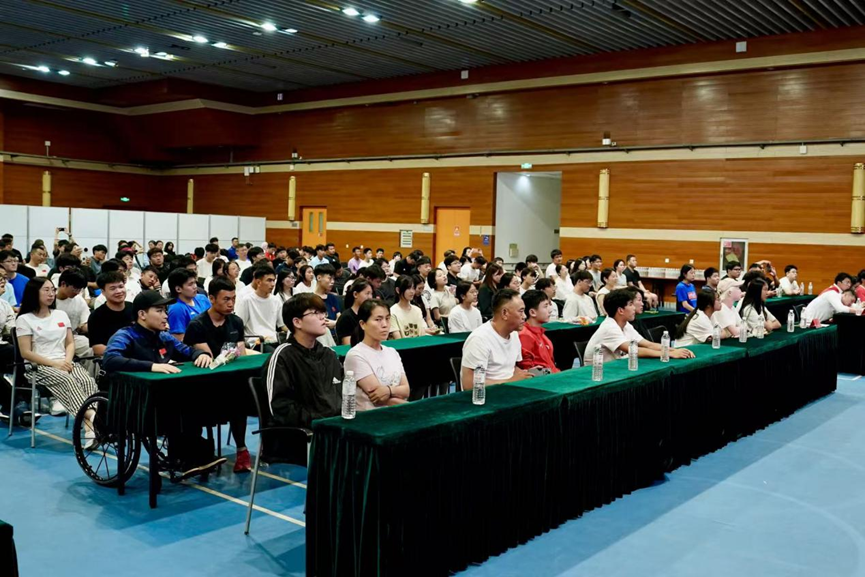 图为米兰冬残奥会宣讲活动现场