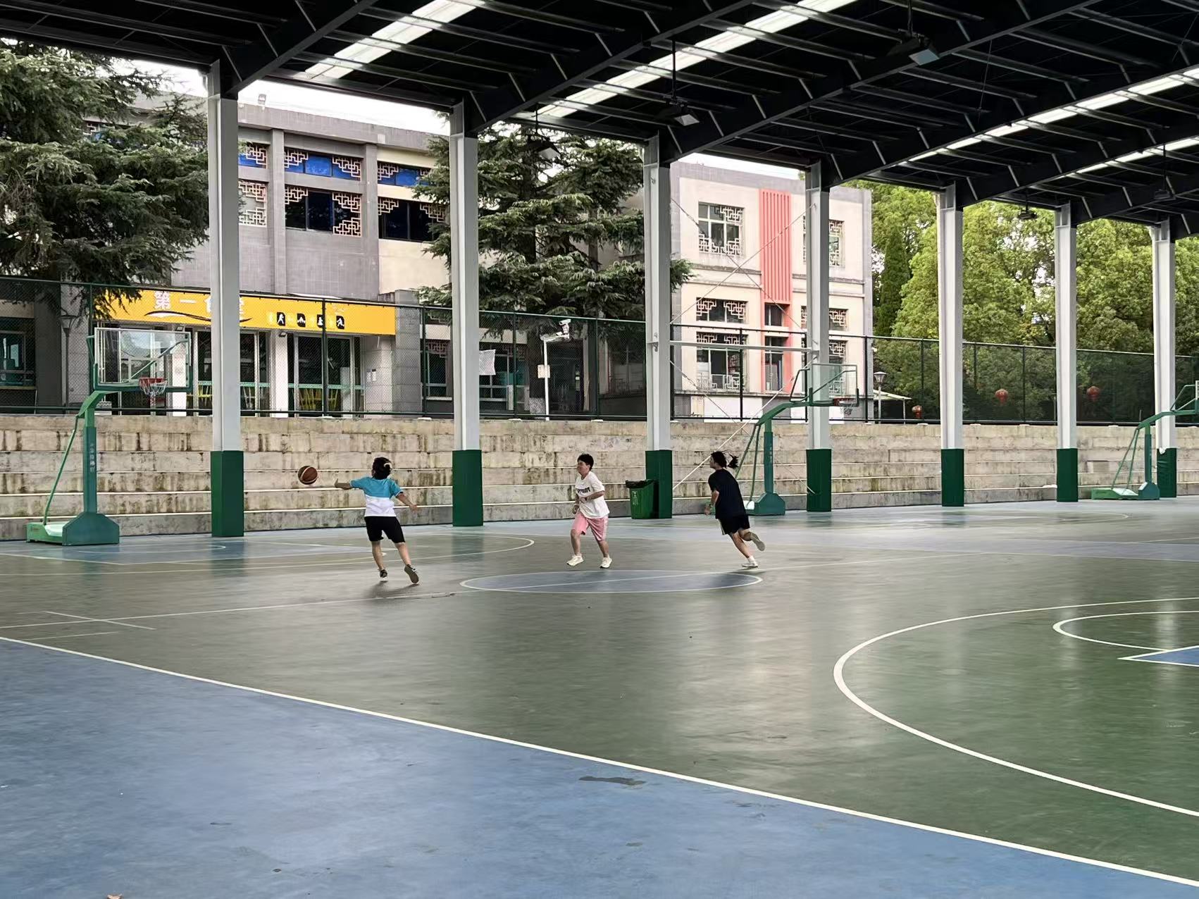 图为篮球项目现场