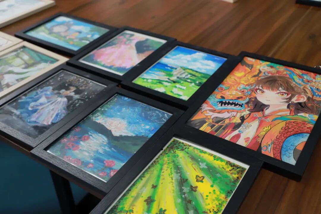 图为绘画作品