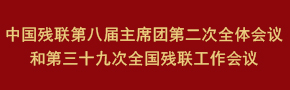 中国残联第八届主席团第二次全体会议和第三十九次全国残联工作会议
